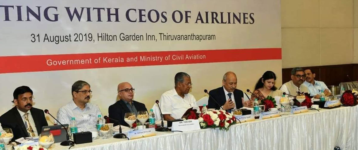 Chief Minister's meeting with CEOs of Airlines